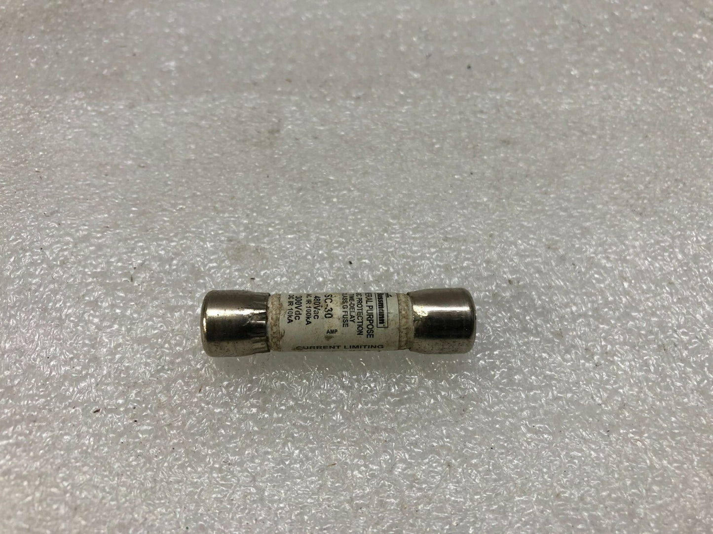 BUSSMANN SC-30 TIME DELAY FUSE 480VAC/300VDC LOT OF 18 UNIT