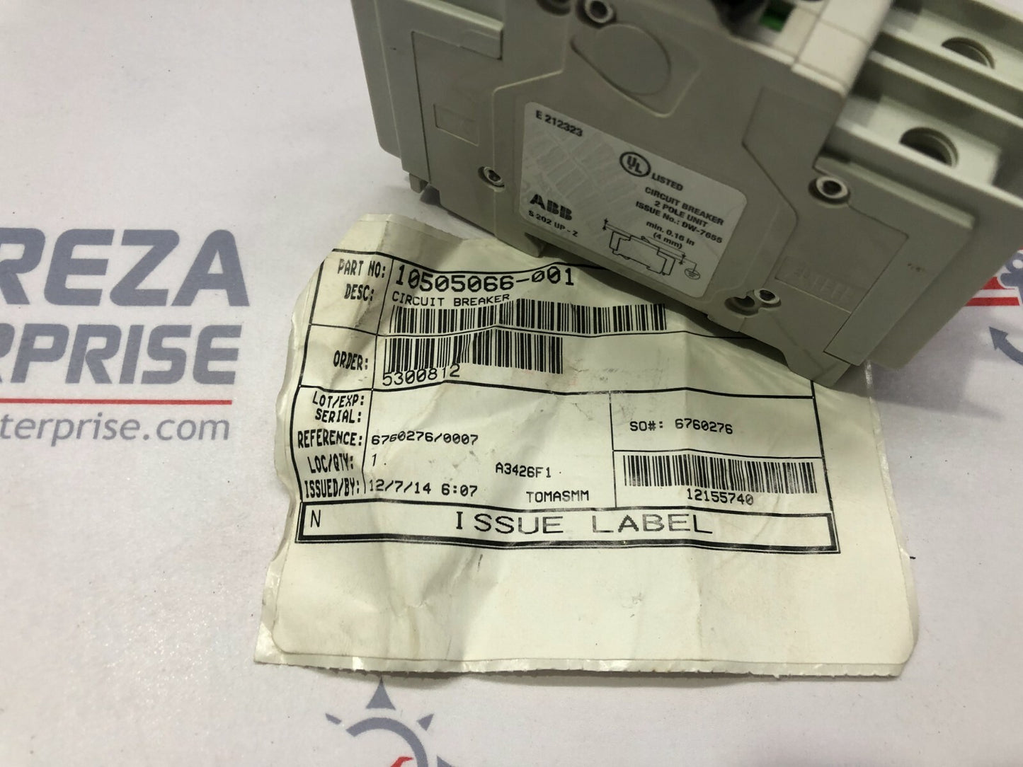 ABB S 202 UP-Z 2-POLE CIRCUIT BREAKER 10505066001