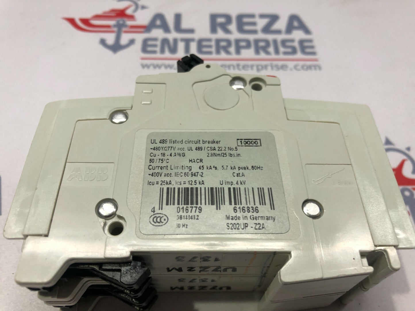 ABB S 202 UP-Z 2-POLE CIRCUIT BREAKER 10505066001