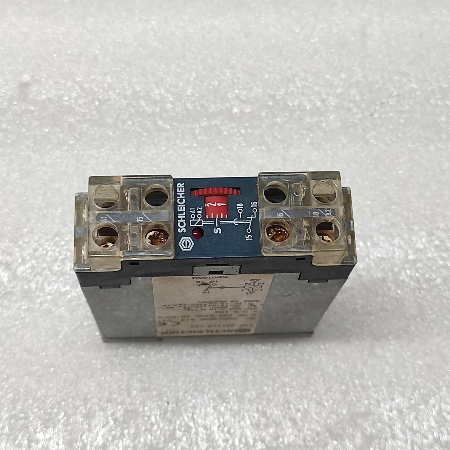 SCHLEICHER KZT110-C TIME DELAY RELAY 06013695-513-037 0.5-10S 230-240V