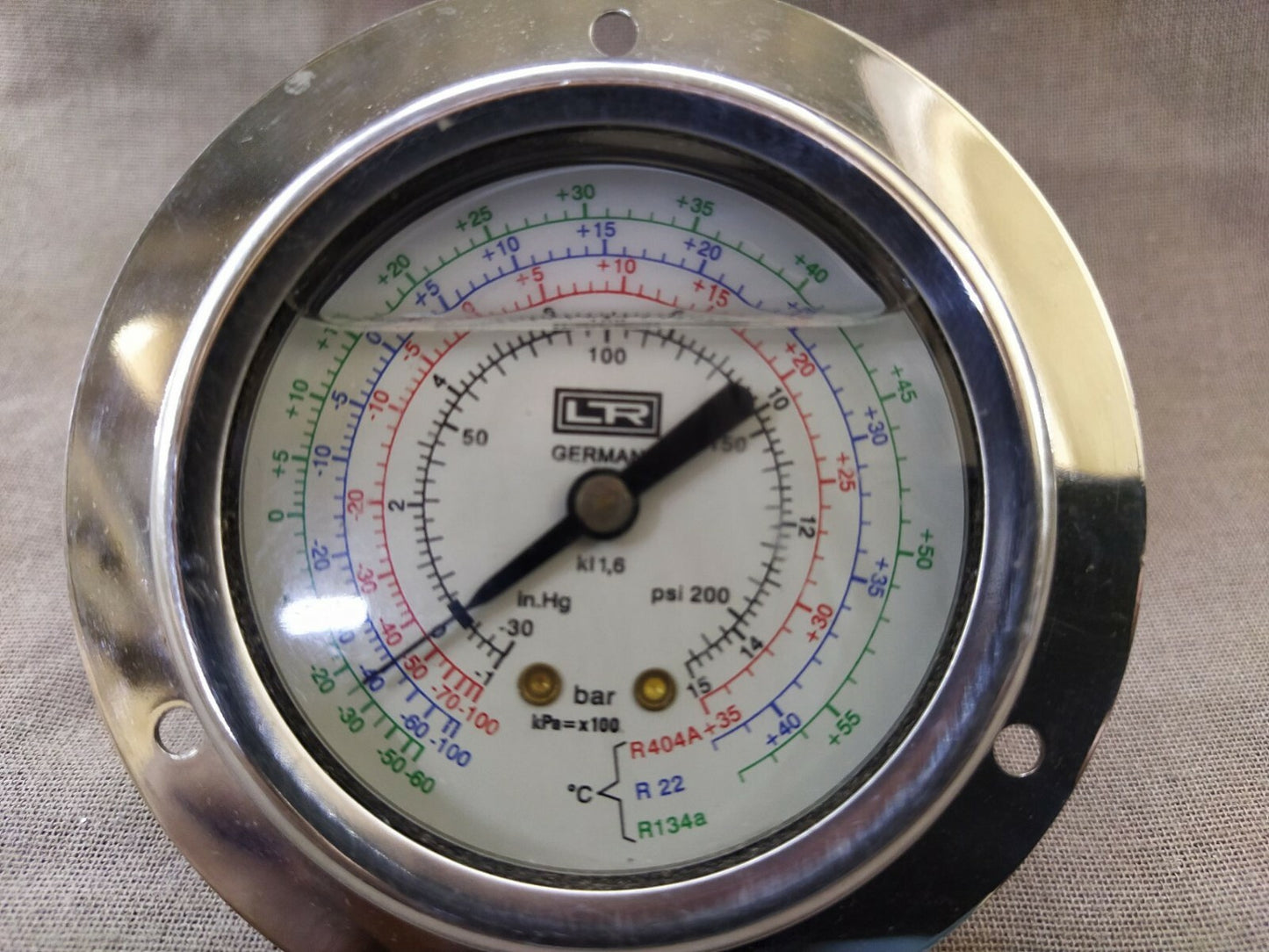 LTR Germany R404A + 35, R22, R134a AC and Refrigeration Gauge