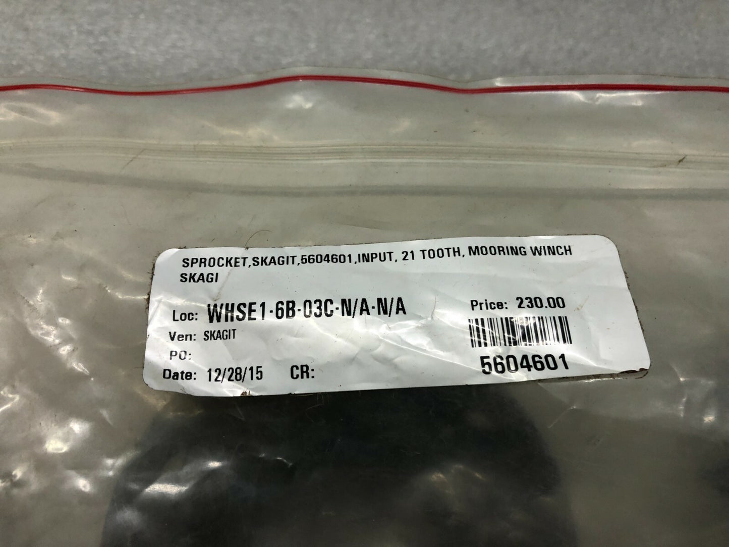 MARTIN 60B21 SPROCKET 5604601-001 OIL STATES SKAGIT-SMATCO