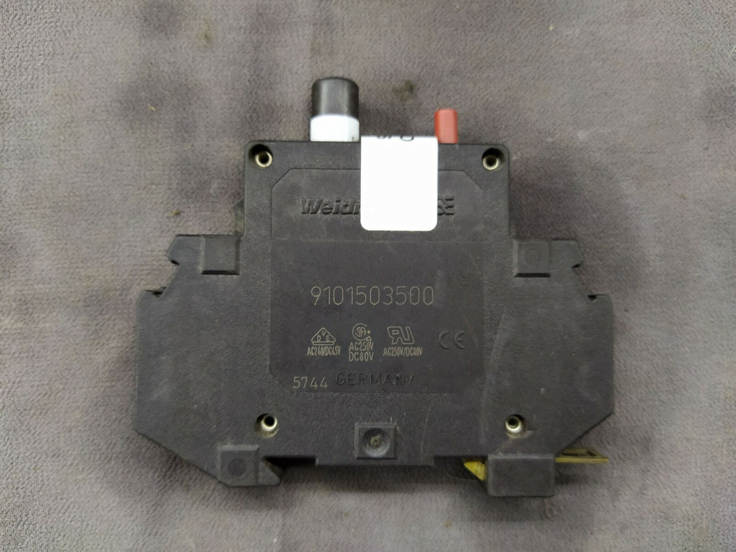 Weidmuller 9101503500 Thermal Circuit Breaker 250VAC 80VDC LOT OF 6