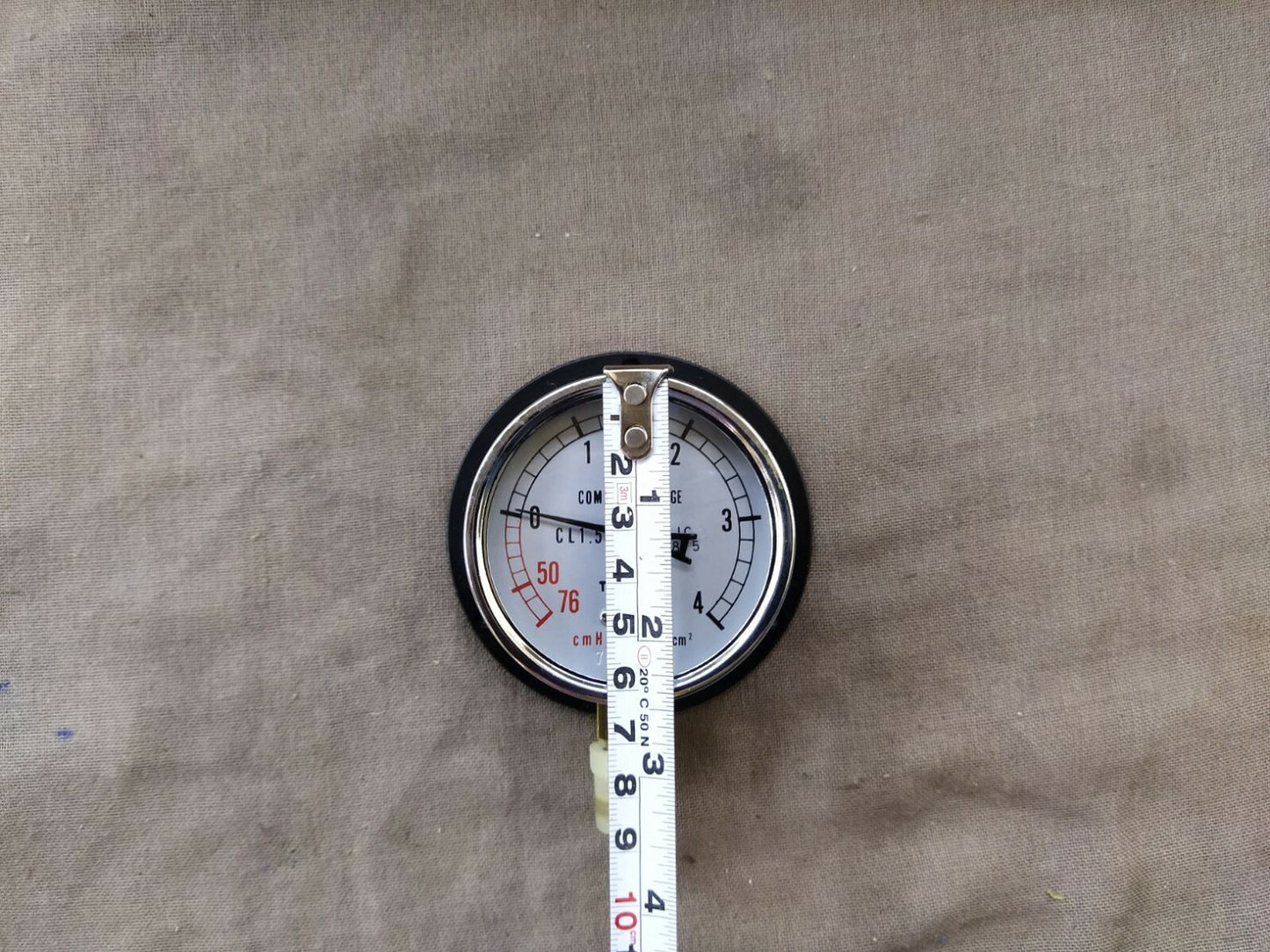 Toako Compound Gauge CL 1.5 -76 cmHg - 4 kgf/cm2 760623
