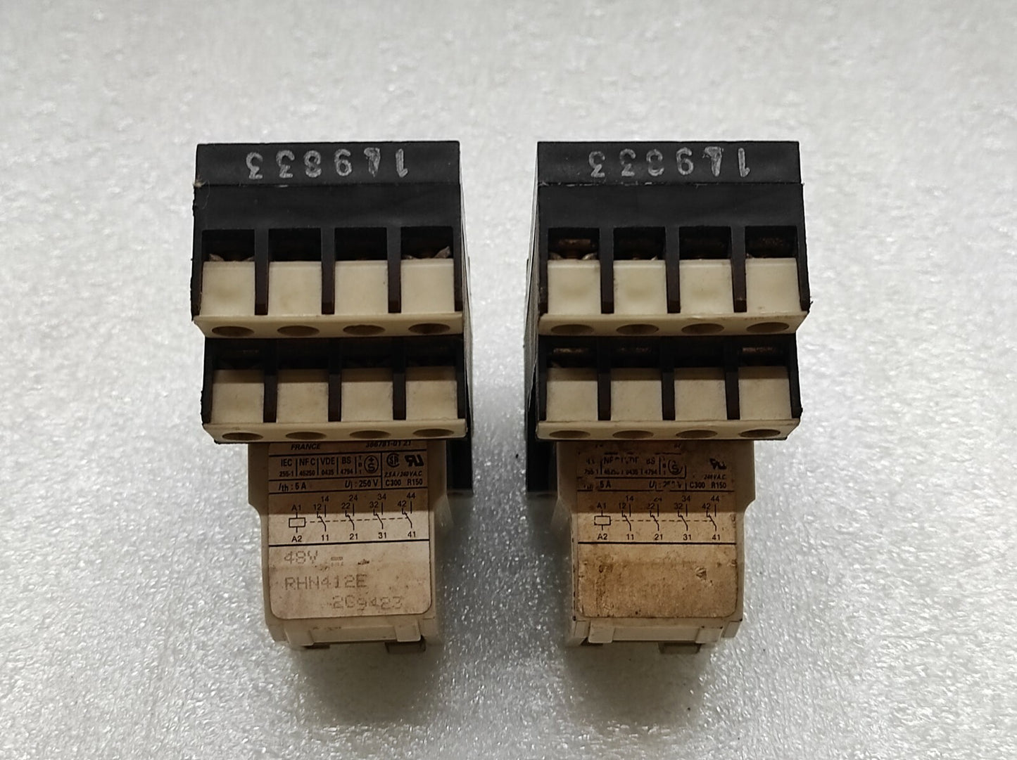 SE RHN412E 48VDC NON LATCHING RELAY