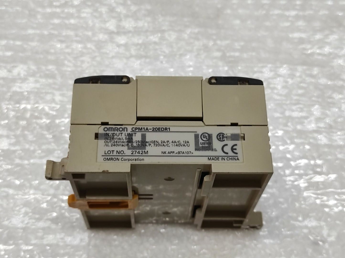 Omron CPM1A-20EDR1 I/O Module Micro Programmable Interface Controller 24 VDC 5 m