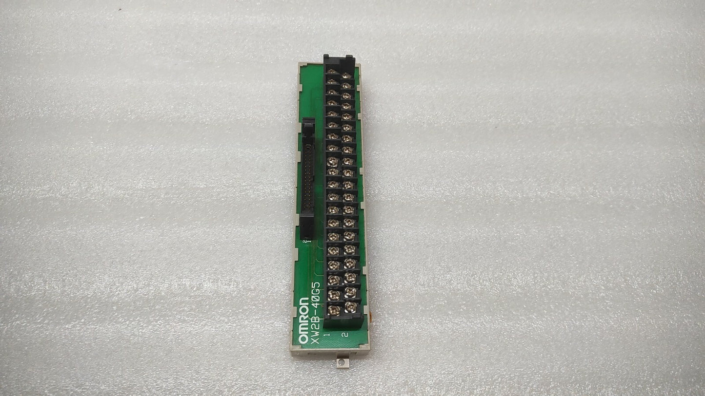 OMRON XW2B-40G5 INTERFACE MODULE M3.5 40PNT SCREW TERMINAL