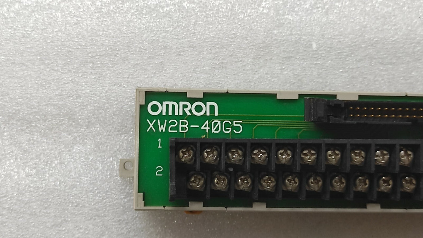 OMRON XW2B-40G5 INTERFACE MODULE M3.5 40PNT SCREW TERMINAL