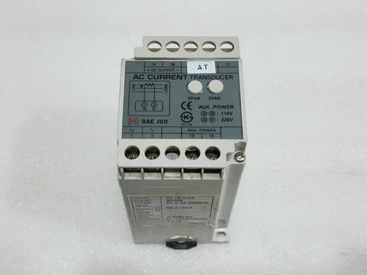 DAE JOO DT-1A-A1AA AC CURRENT TRANSDUCER 110/220VAC