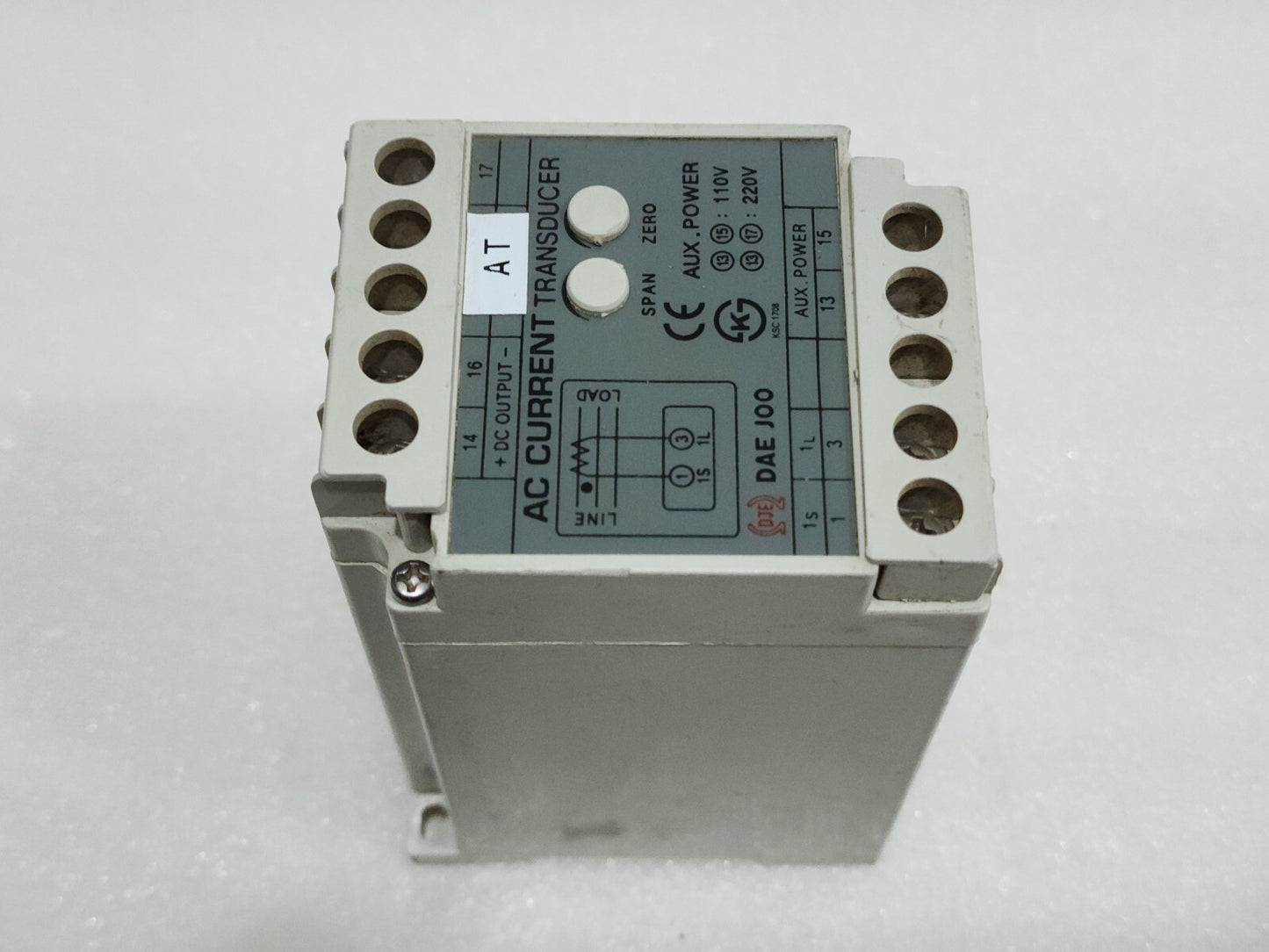 DAE JOO DT-1A-A1AA AC CURRENT TRANSDUCER 110/220VAC