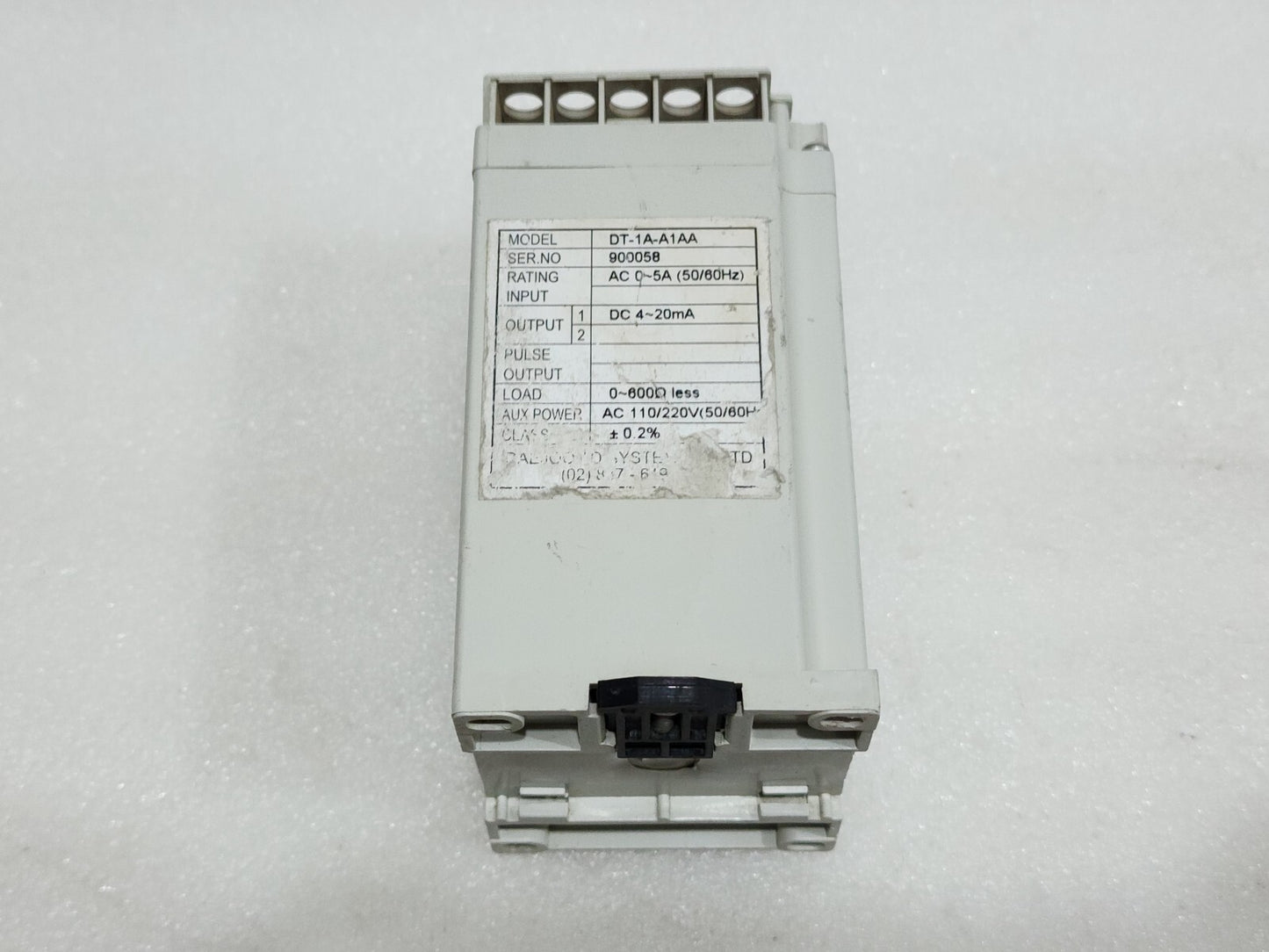 DAE JOO DT-1A-A1AA AC CURRENT TRANSDUCER 110/220VAC