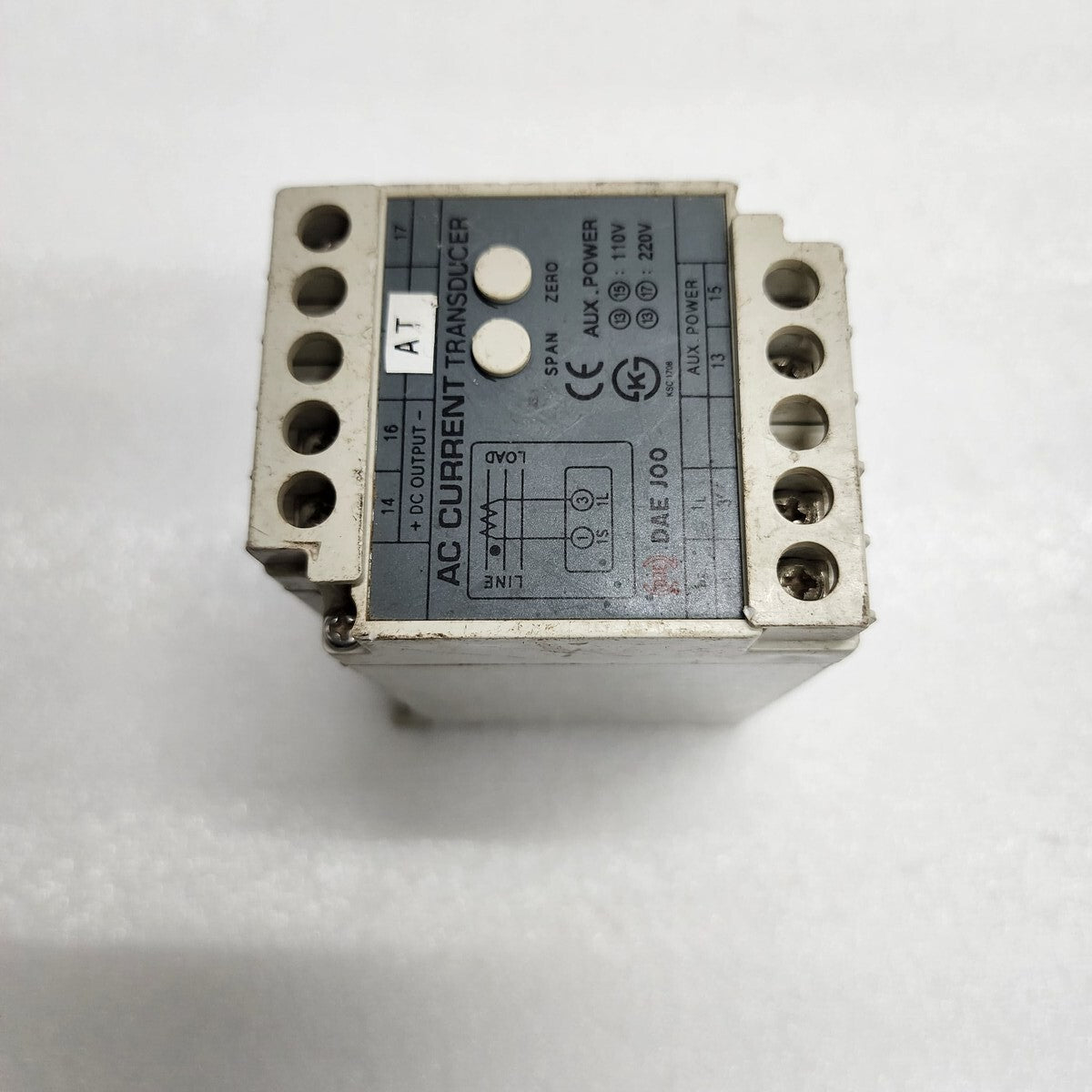 DAE JOO DT-1A-A1AA AC CURRENT TRANSDUCER 110/220VAC