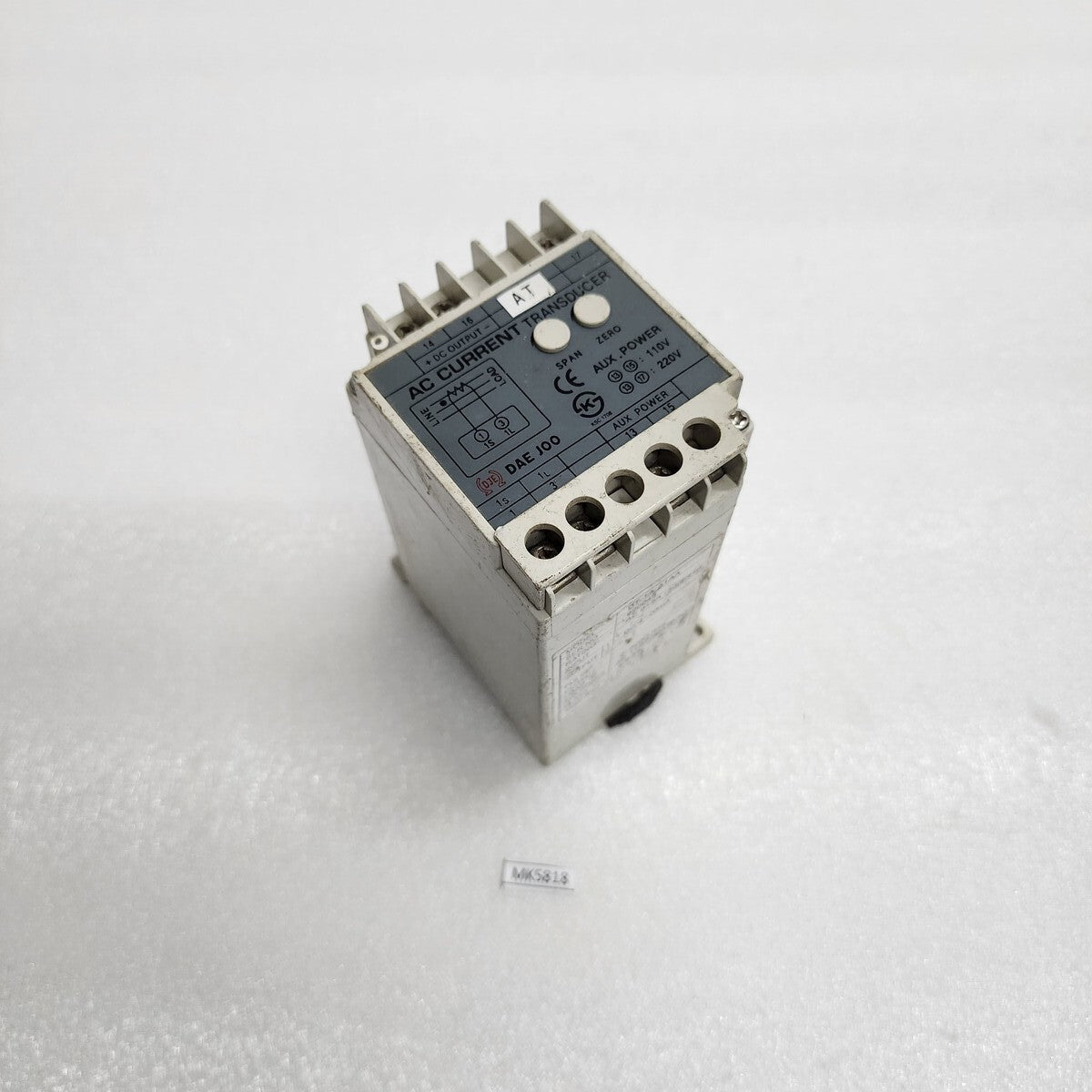 DAE JOO DT-1A-A1AA AC CURRENT TRANSDUCER 110/220VAC