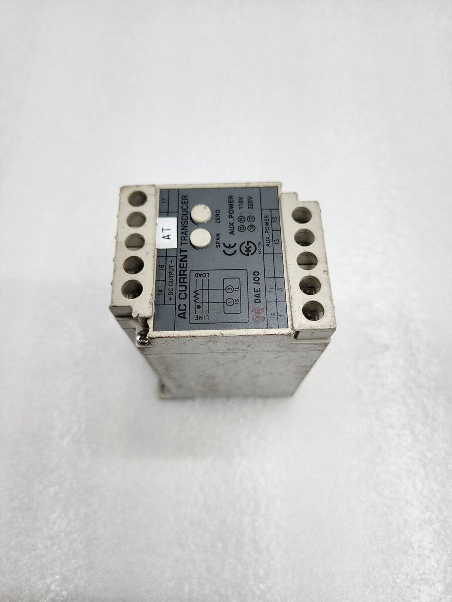 DAE JOO DT-1A-A1AA AC CURRENT TRANSDUCER 110/220VAC