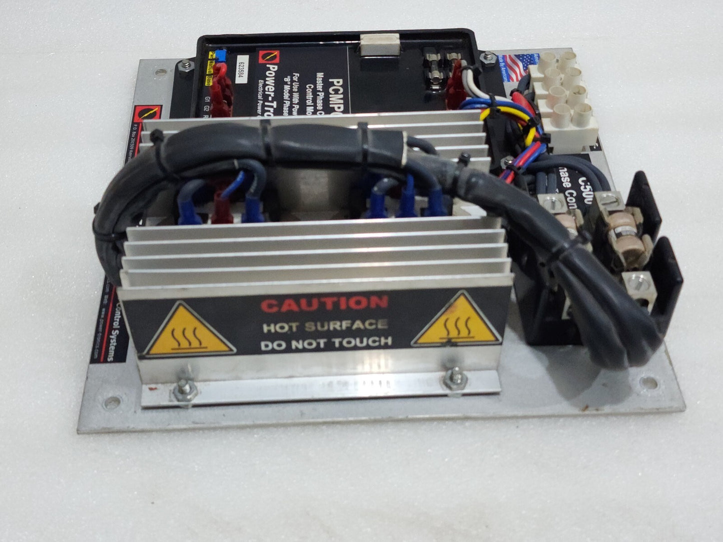 POWER TRONICS PCMPC-B MASTER OHASE CONTROLLER CONTROL MODULE PC500B 120-2240VAC
