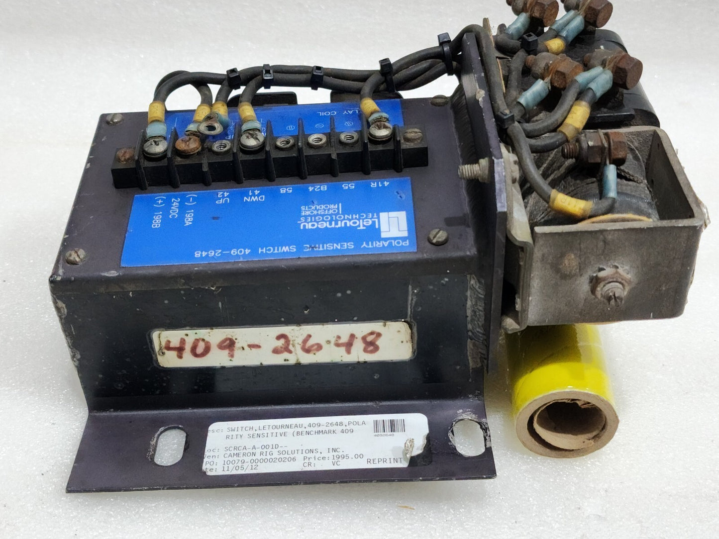 LETOURNEAU 409-2648 POLARITY SENSITIVE SWITCH LETOURNEAU