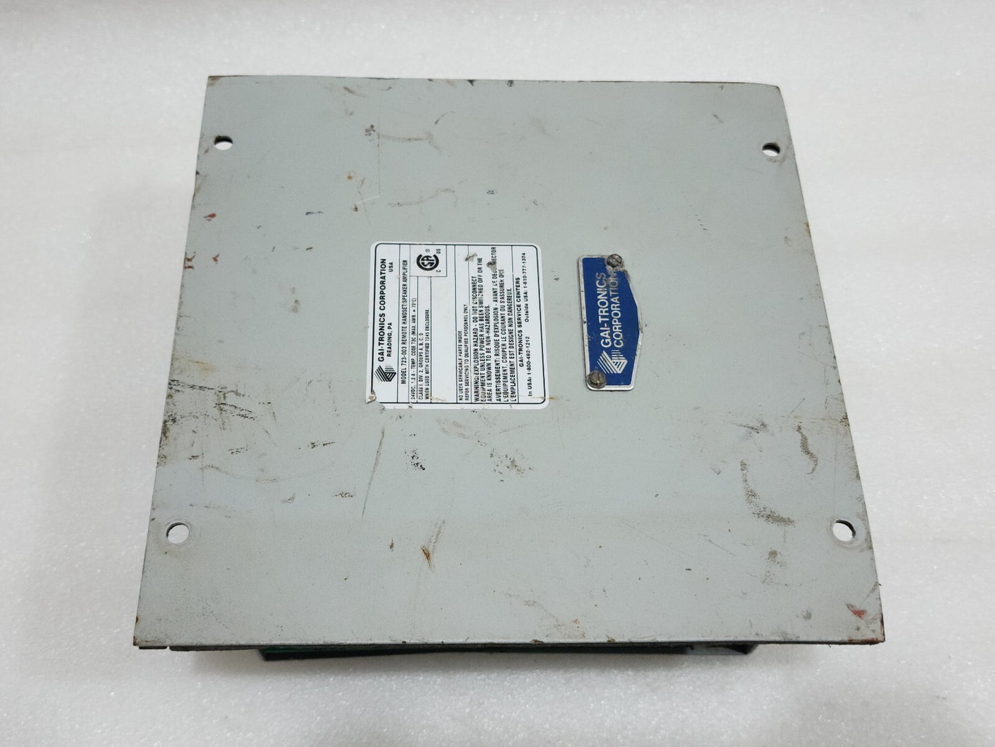 GAI TRONICS 723-003 REMOTE HANDSET/SPEAKER AMPLIFIER 24VDC