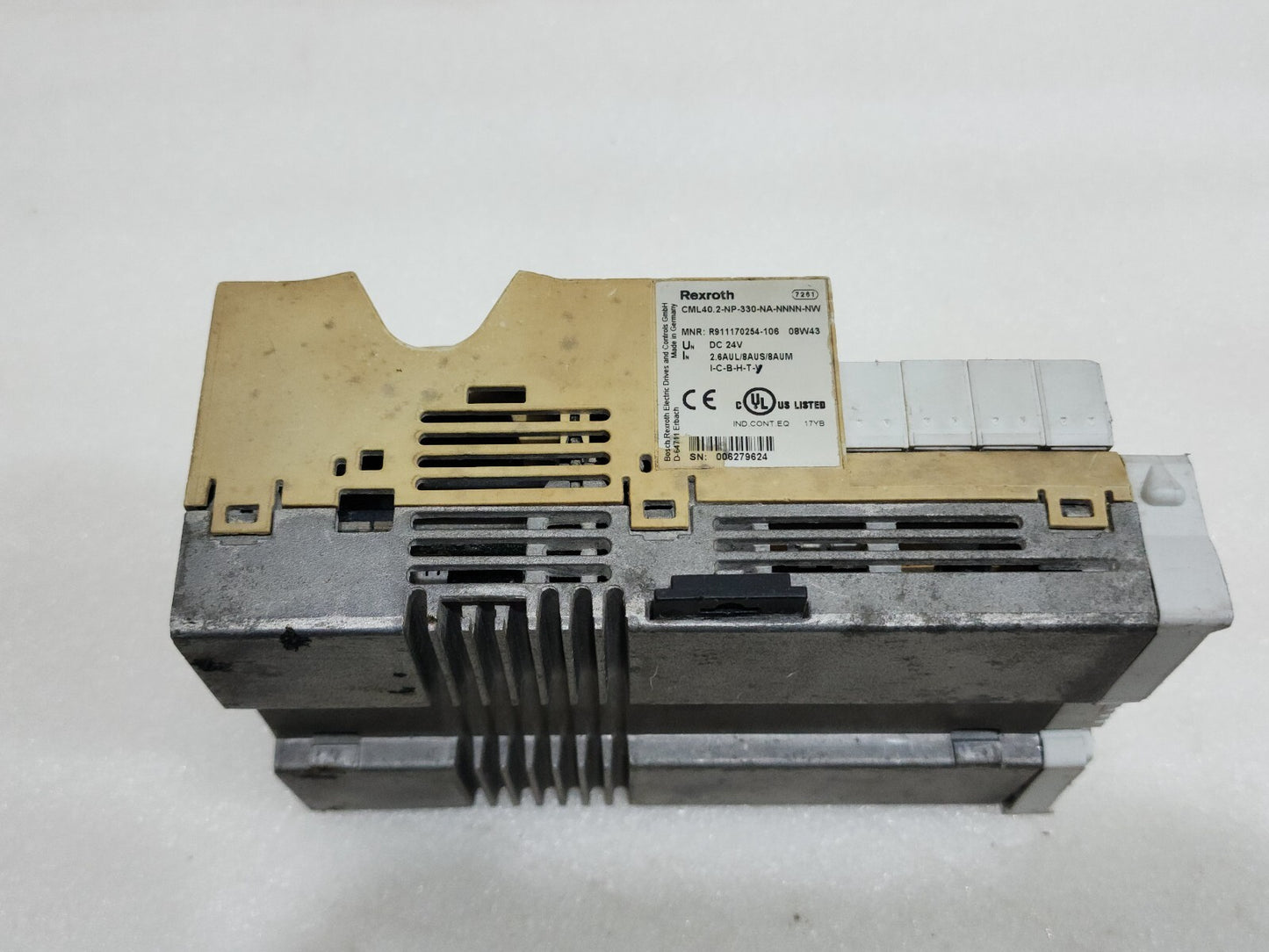 REXROTH CML40.2-NP-330-NA-NNNN-NW INDRA CONTROL R911170254-106 24VDC