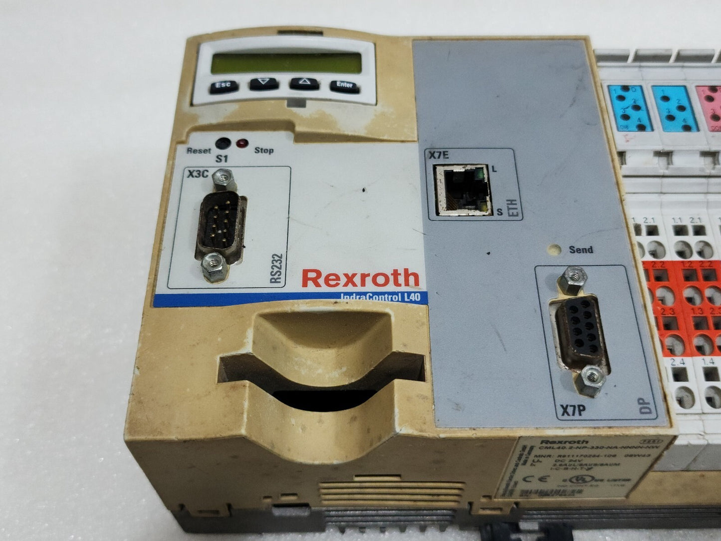 REXROTH CML40.2-NP-330-NA-NNNN-NW INDRA CONTROL R911170254-106 24VDC