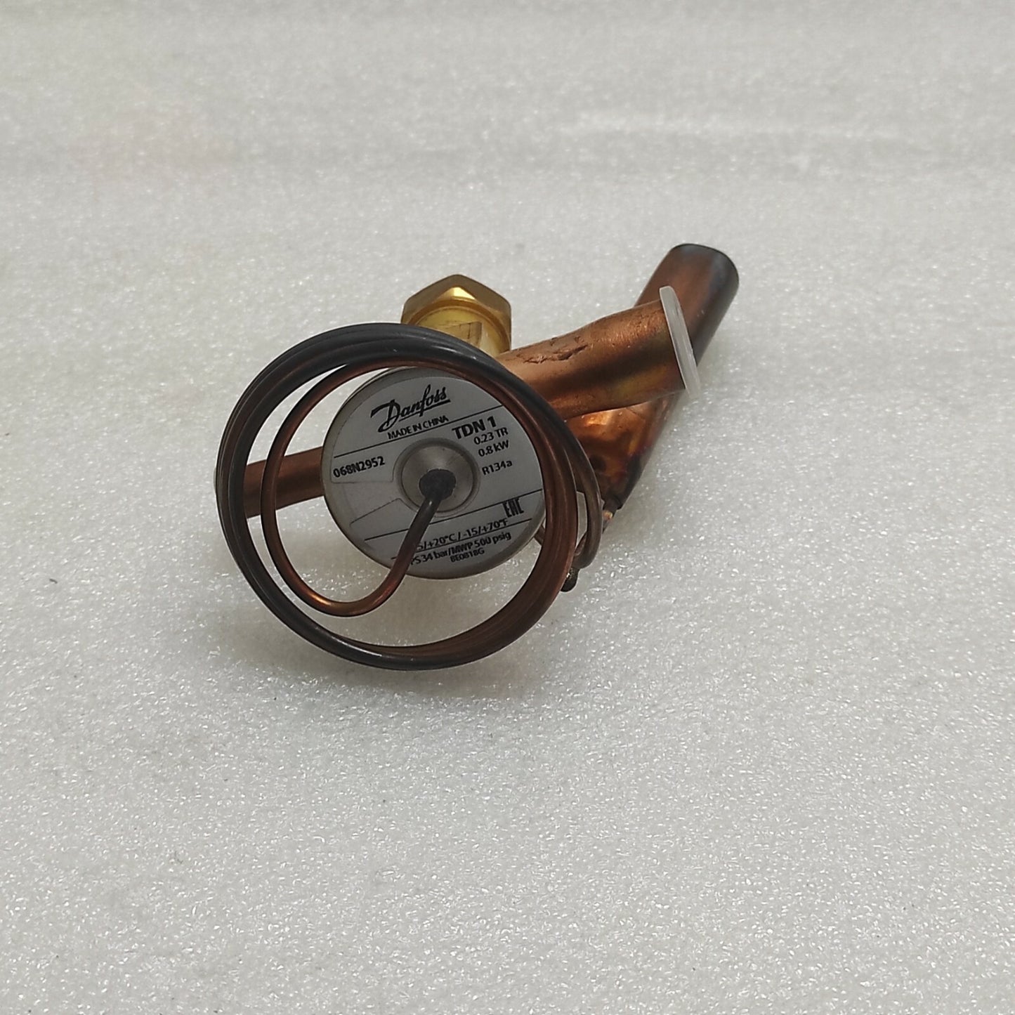 DANFOSS TDN 1 THERMOSTATIC EXPANSION VALVE 068N2952 USE FOR TD1 R134A R513A