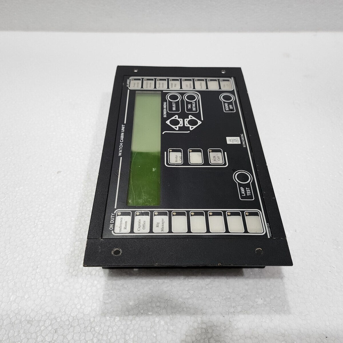 KONGSBERG 8100261 REV A WCO DISPLAY