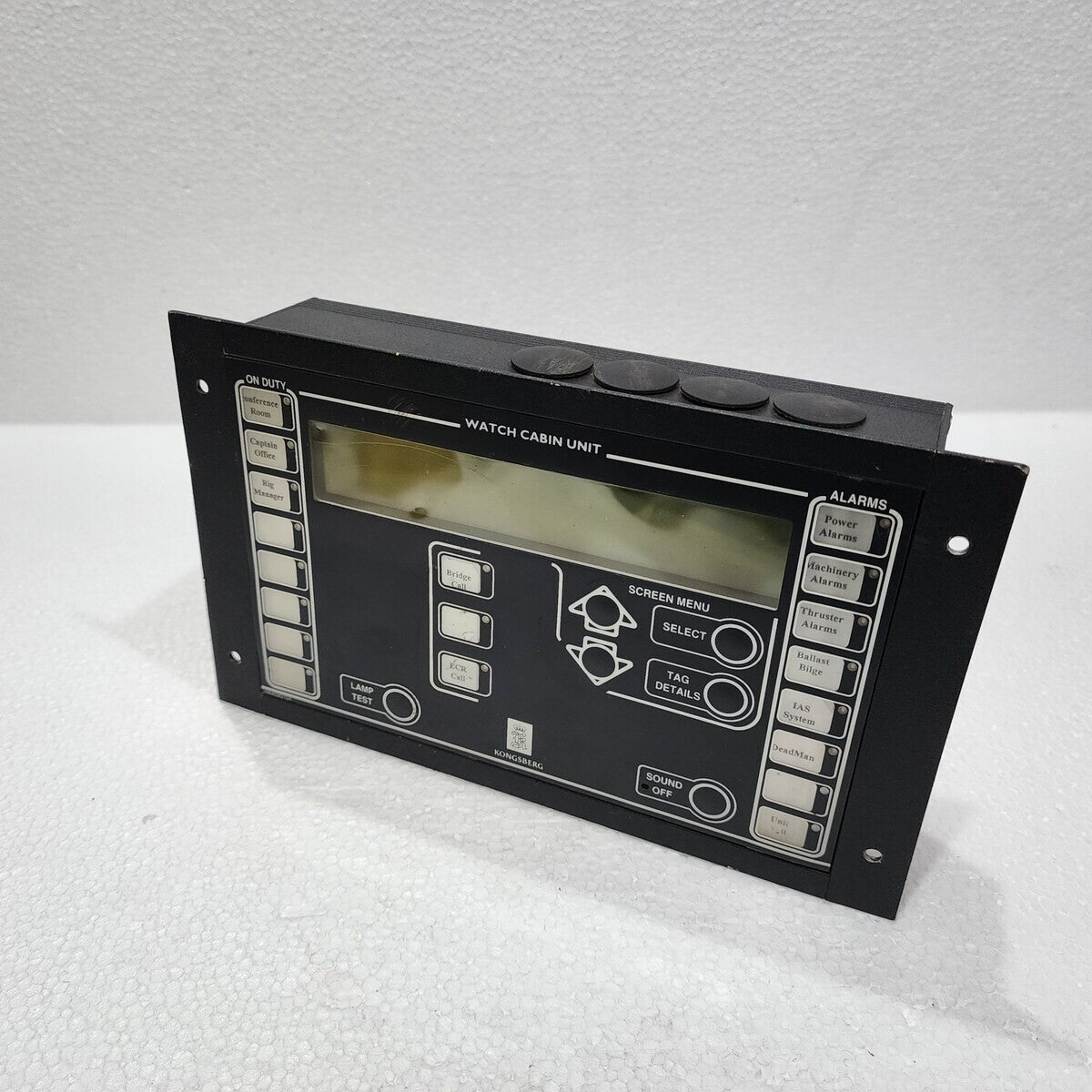 KONGSBERG 8100261 REV A WCO DISPLAY