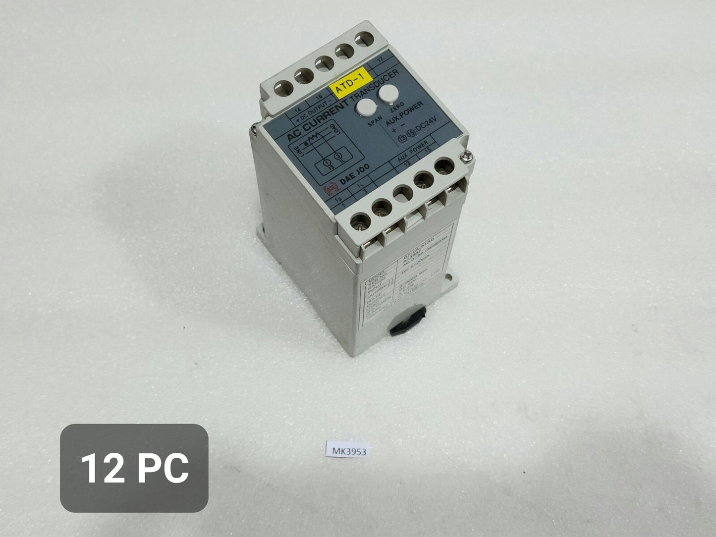 DAE JOO DT-1A-A1AD AC CURRENT TRANSDUCER 24VDC