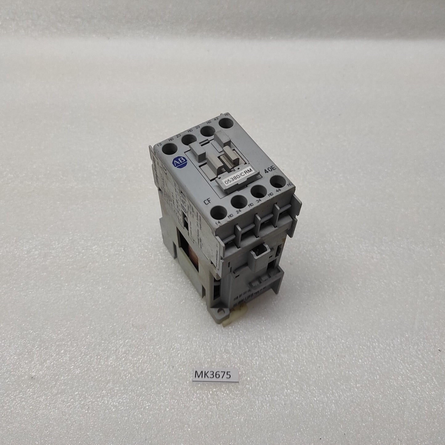 ALLEN BRADLEY CAT 700-CF400D-A MAGNETIC CONTACTOR COIL VOLTAGE 24VDC