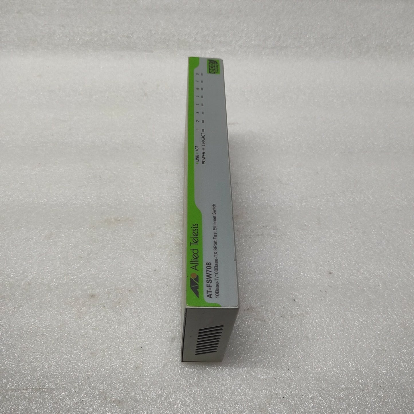 ALLIED TELESIS AT-FSW708 10BASE-T/100BASE-TX 8-PORT FAST ETHERNET SWITCH