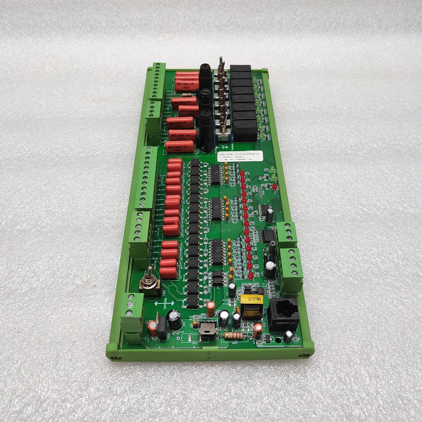 PNL-IO-CARD-V2-SC I/O MODULE YC-IO-D14-RO08 V2 24VDC