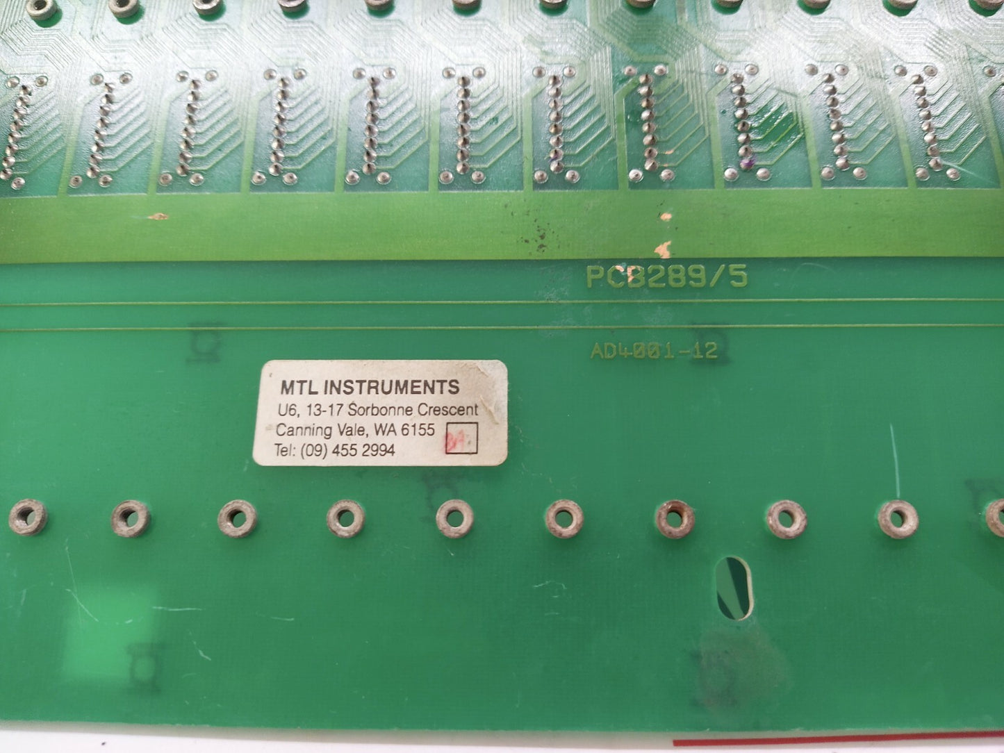 MTL BPS16 BASE UNIT PCB289/5 AD4001-12
