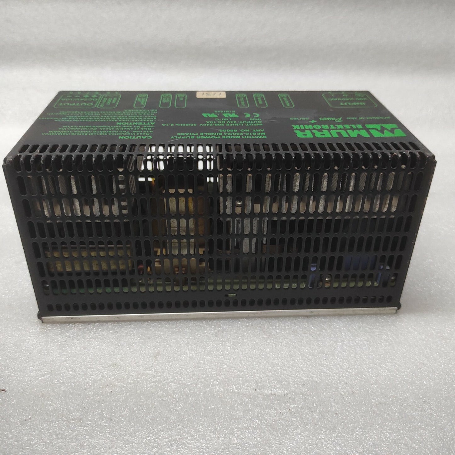 MURR ELEKTRONIK MPS10-230/24 POWER SUPPLY 85055 24VDC 10A