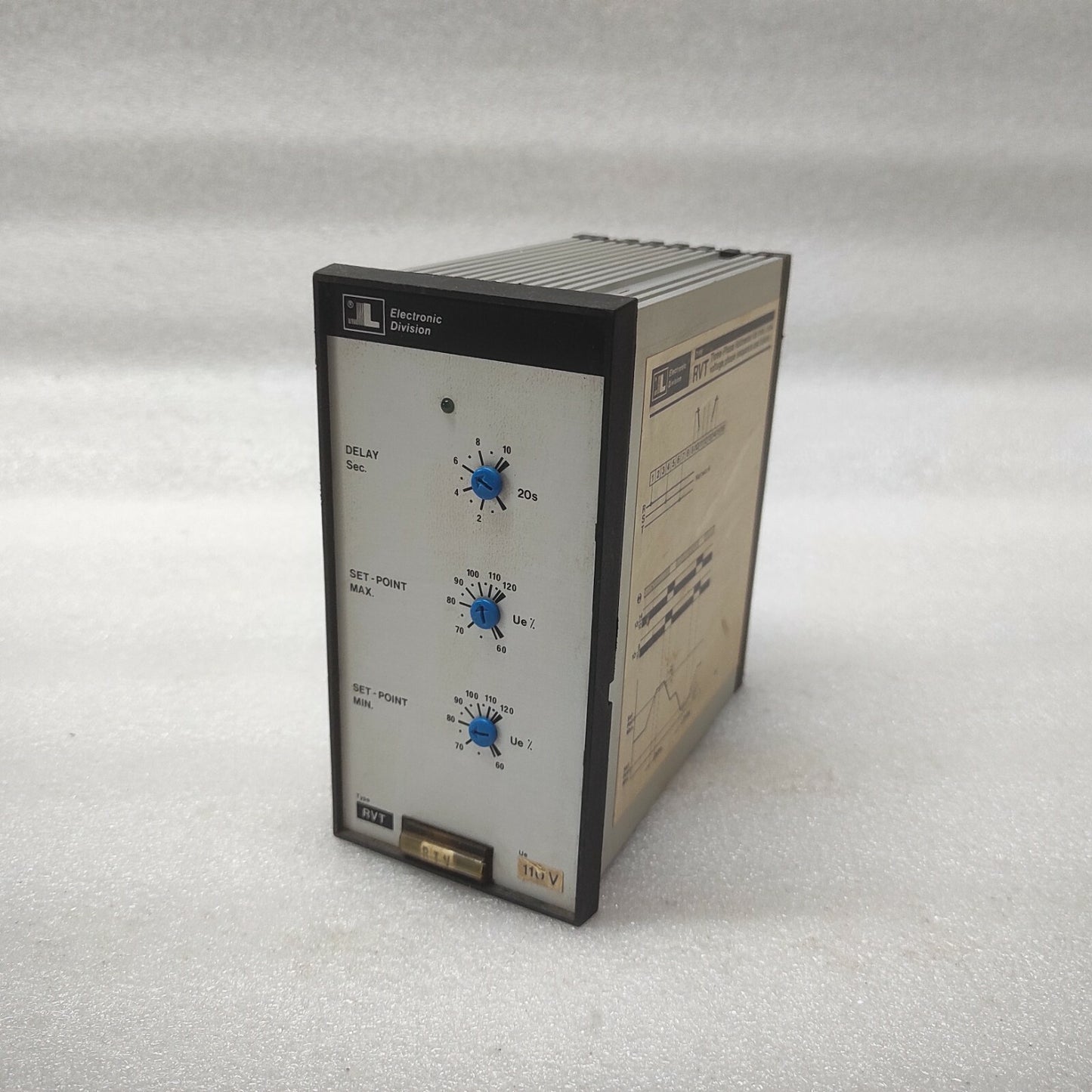 LOVATO ELECTRONIC DIVISION RVT 3-PH VOLT METER 110