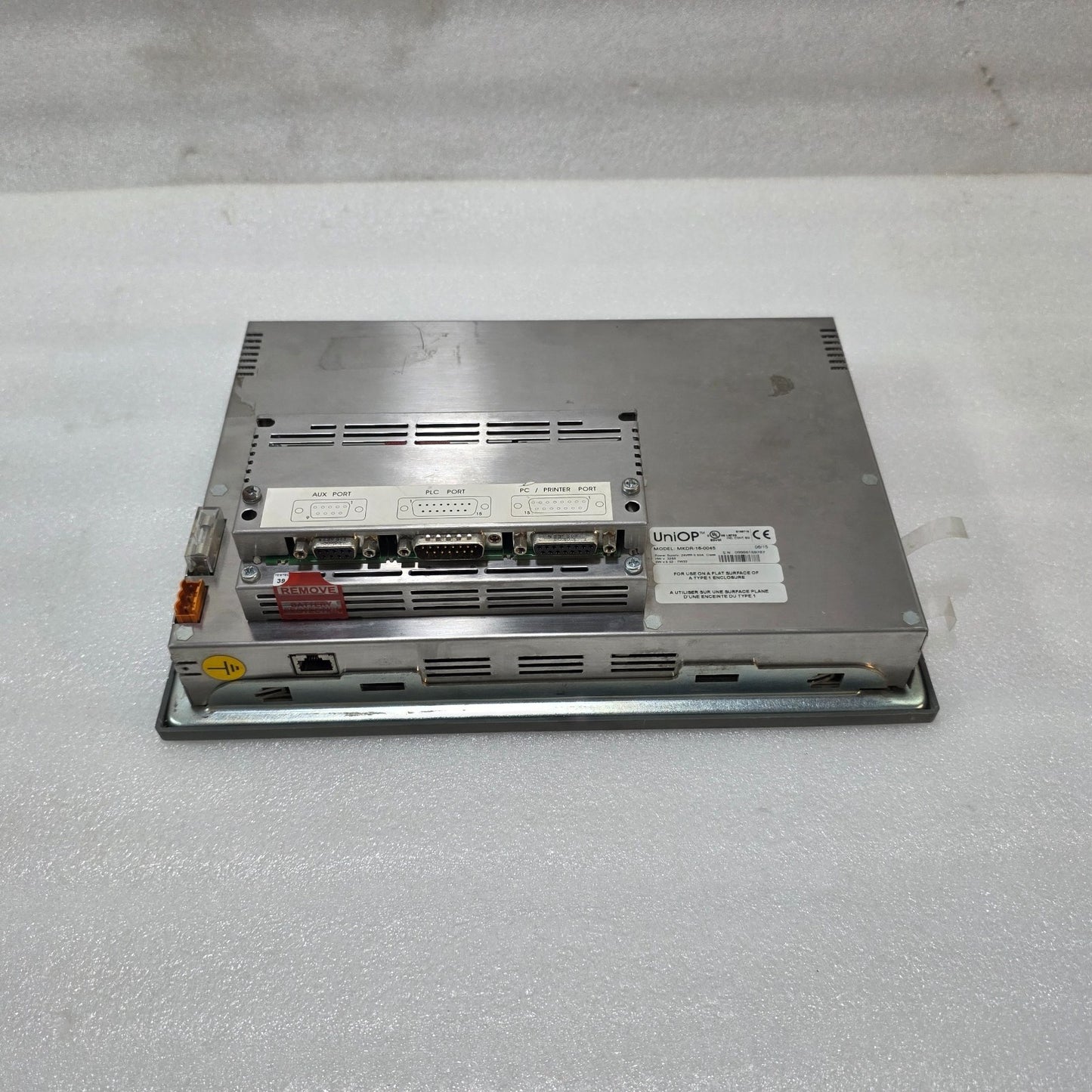 UNIOP MKDR-16-0045 OPERATOR INTERFACE PANEL 24VDC
