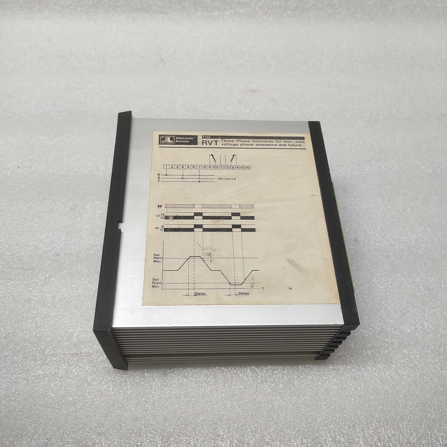 LOVATO ELECTRONIC DIVISION RVT 3-PH VOLT METER 110