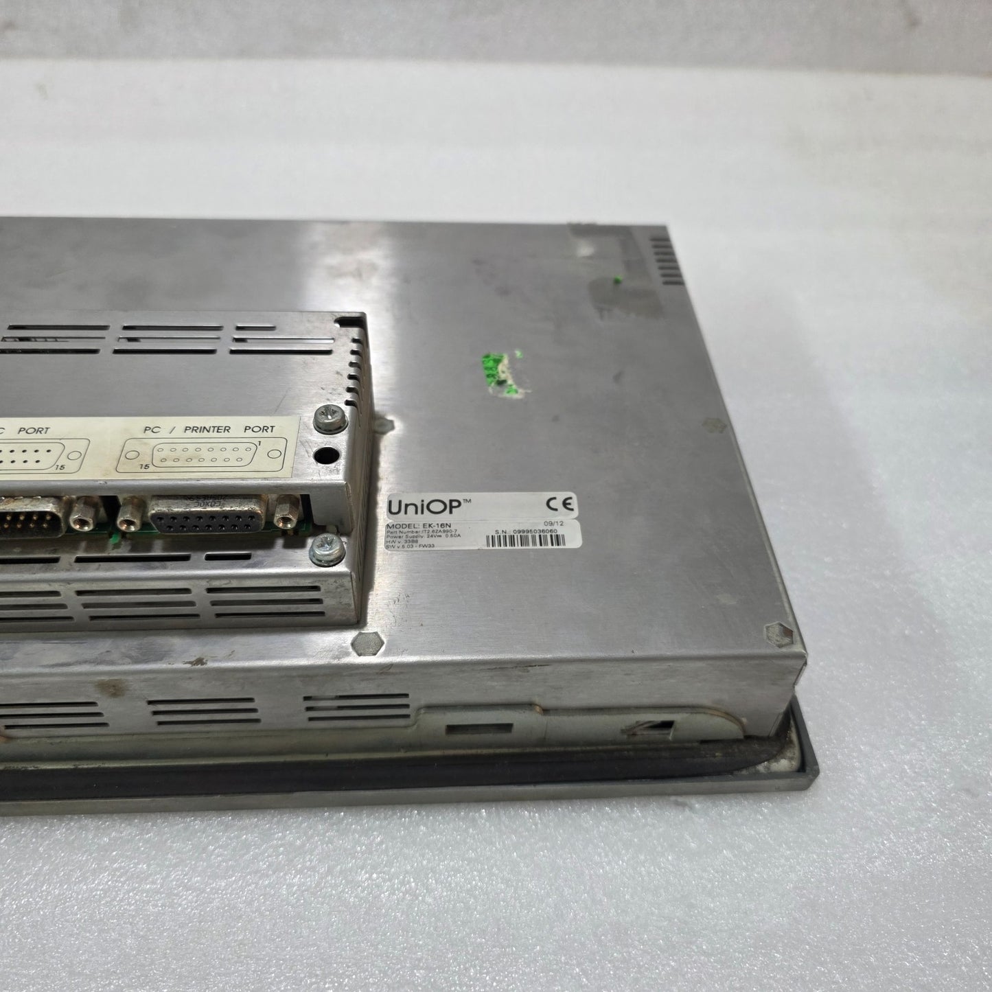 UNIOP EK-16N HMI OPERATOR INTERFACE PANEL | 24VDC | PART NO. 6ZA990-7