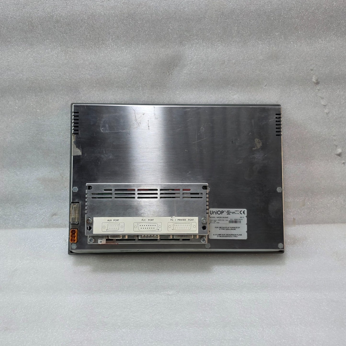UNIOP MKDR-16-0045 OPERATOR INTERFACE PANEL 24VDC