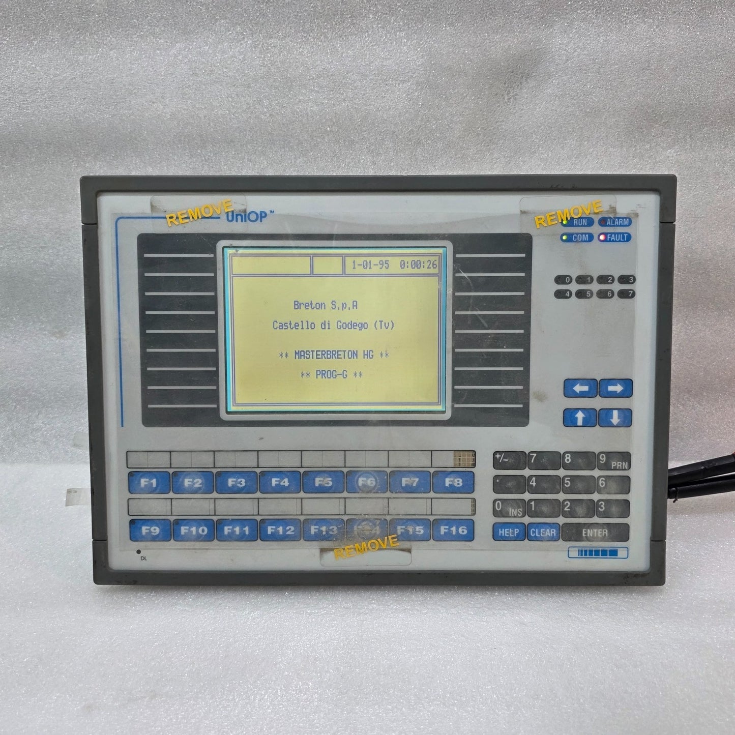 UNIOP MKDR-16-0045 OPERATOR INTERFACE PANEL 24VDC