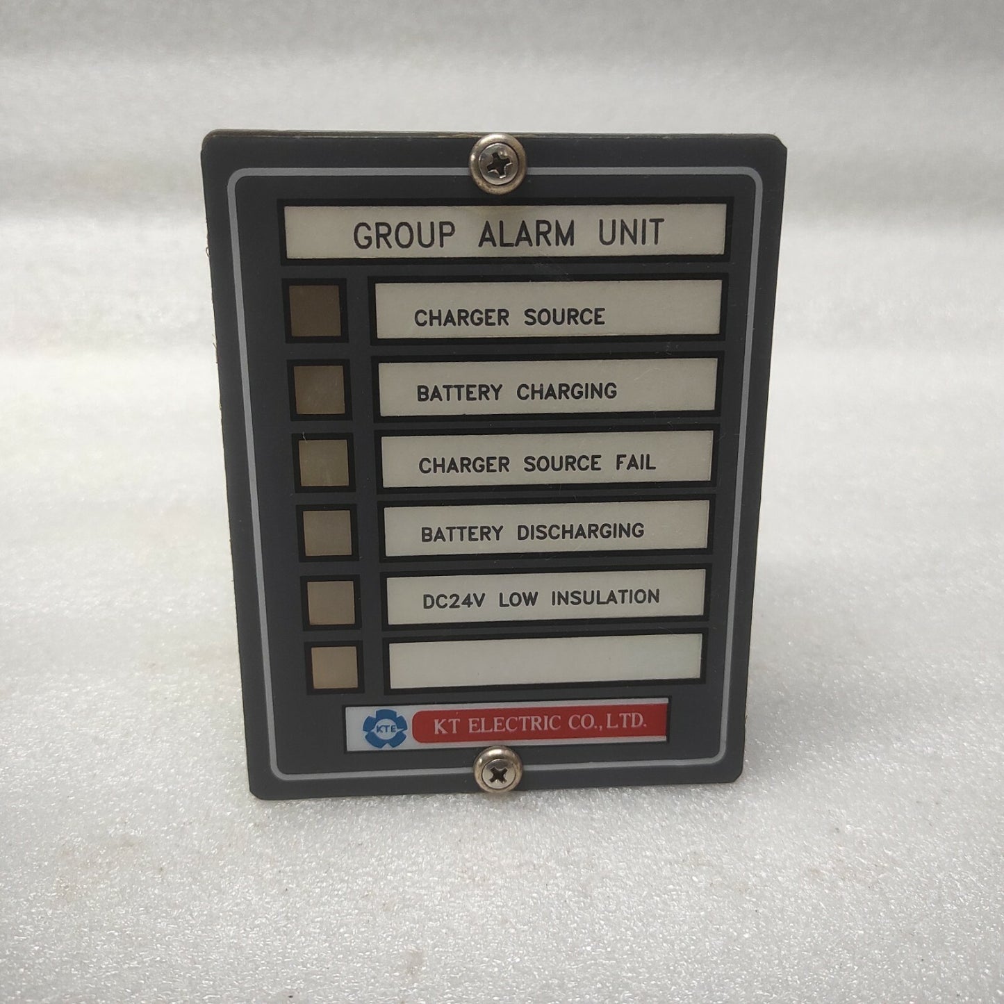 KT ELECTRIC KTMS-20-6 GROUP ALARM UNIT