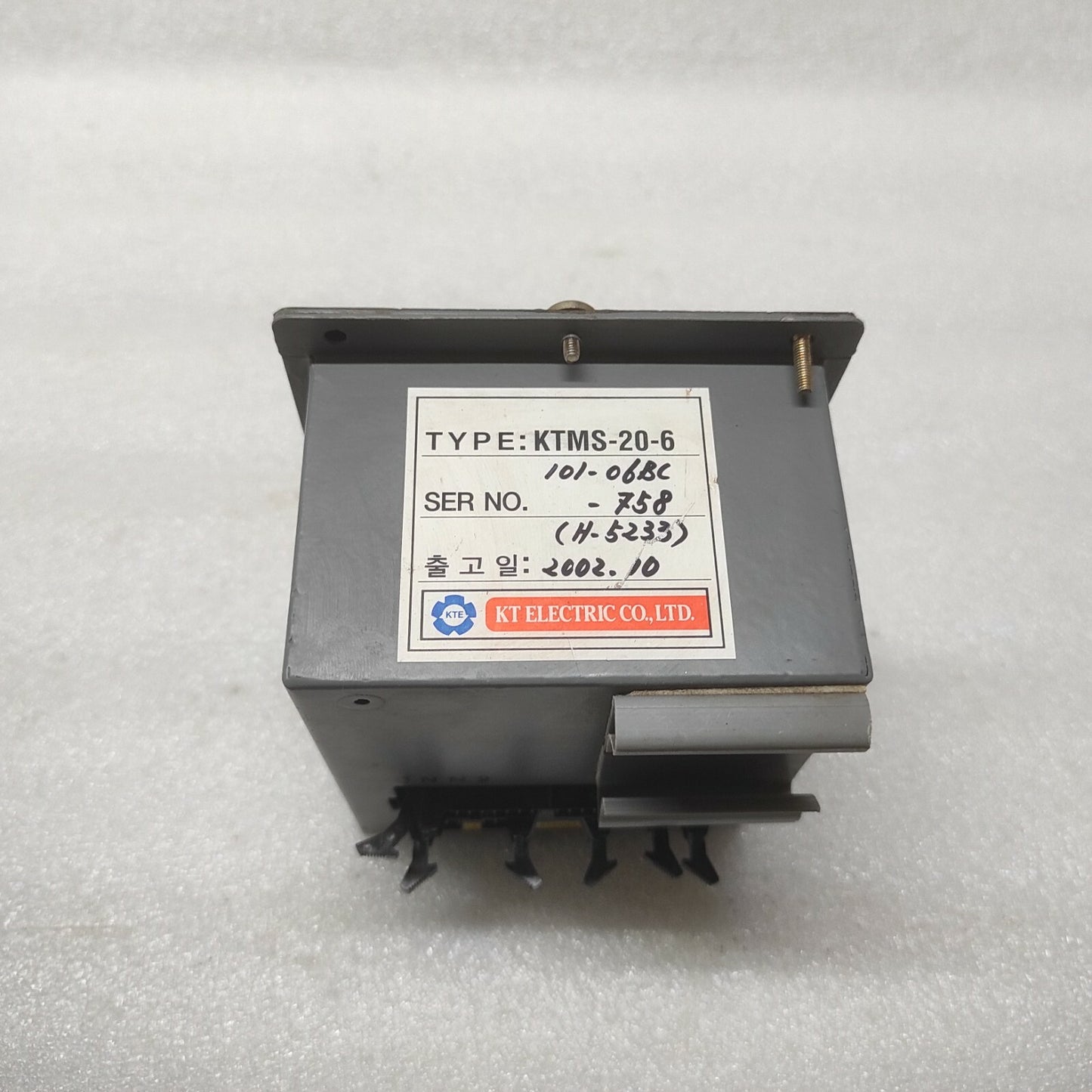 KT ELECTRIC KTMS-20-6 GROUP ALARM UNIT