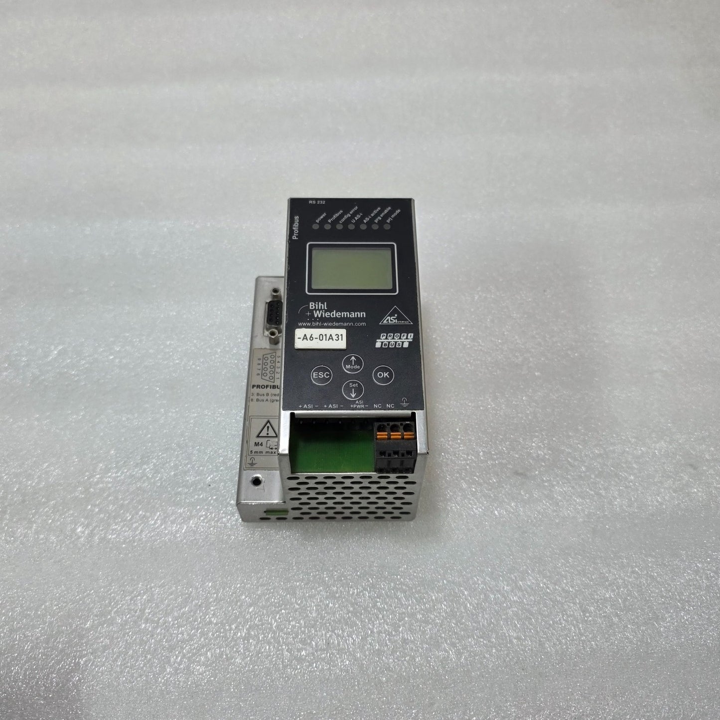 BIHL+WIEDEMANN BWU1886 AS-I 3.0 PROFIBUS GATEWAY | STAINLESS STEEL MASTER MODULE
