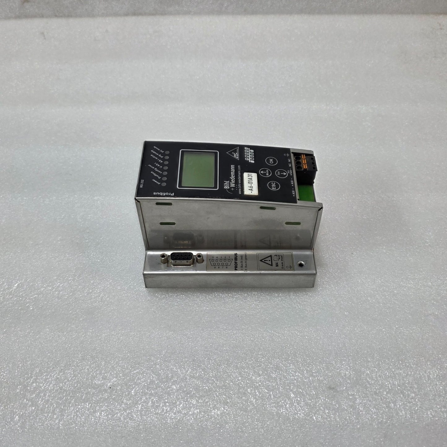 BIHL+WIEDEMANN BWU1886 AS-I 3.0 PROFIBUS GATEWAY | STAINLESS STEEL MASTER MODULE