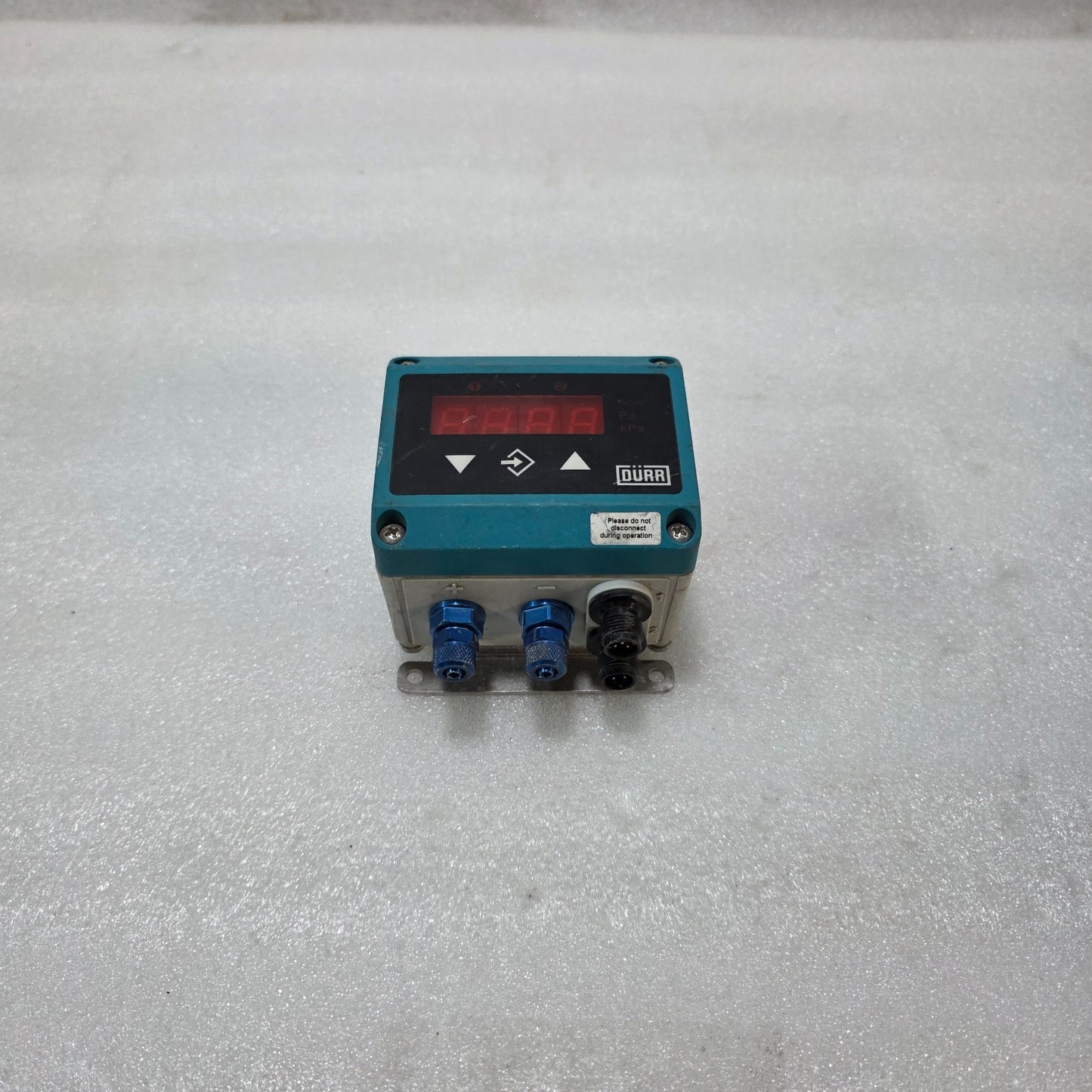 DÜRR DE45N40040 INDUSTRIAL PRESSURE SENSOR 4Q0131540 0–4 KPA | 4–20 MA OUTPUT |