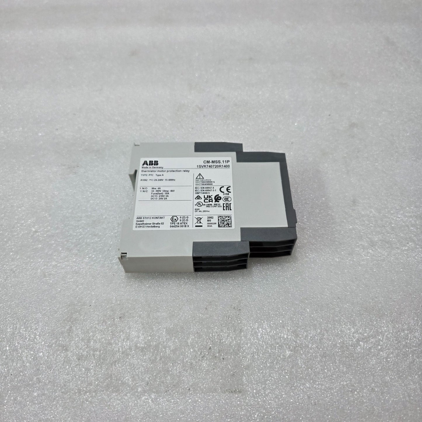 ABB CM-MSS.11P THERMISTOR MOTOR PROTECTION RELAY 1SVR740720R1400 | 24-240V AC/DC