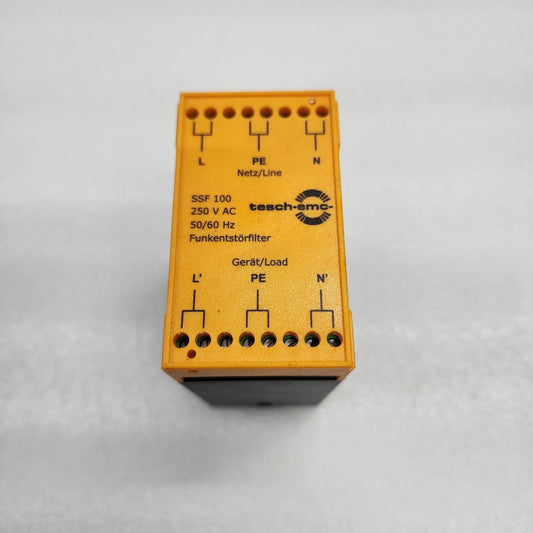 TESCH-EMC SSF100-2-10A LINE FILTER SSF 100 250VAC