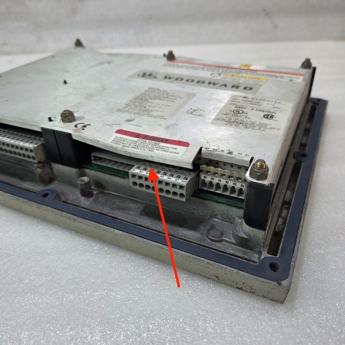 WOODWARD EGCP-2 DIGITAL GENERATOR CONTROL PANEL REV G | PART NO. 8406-120