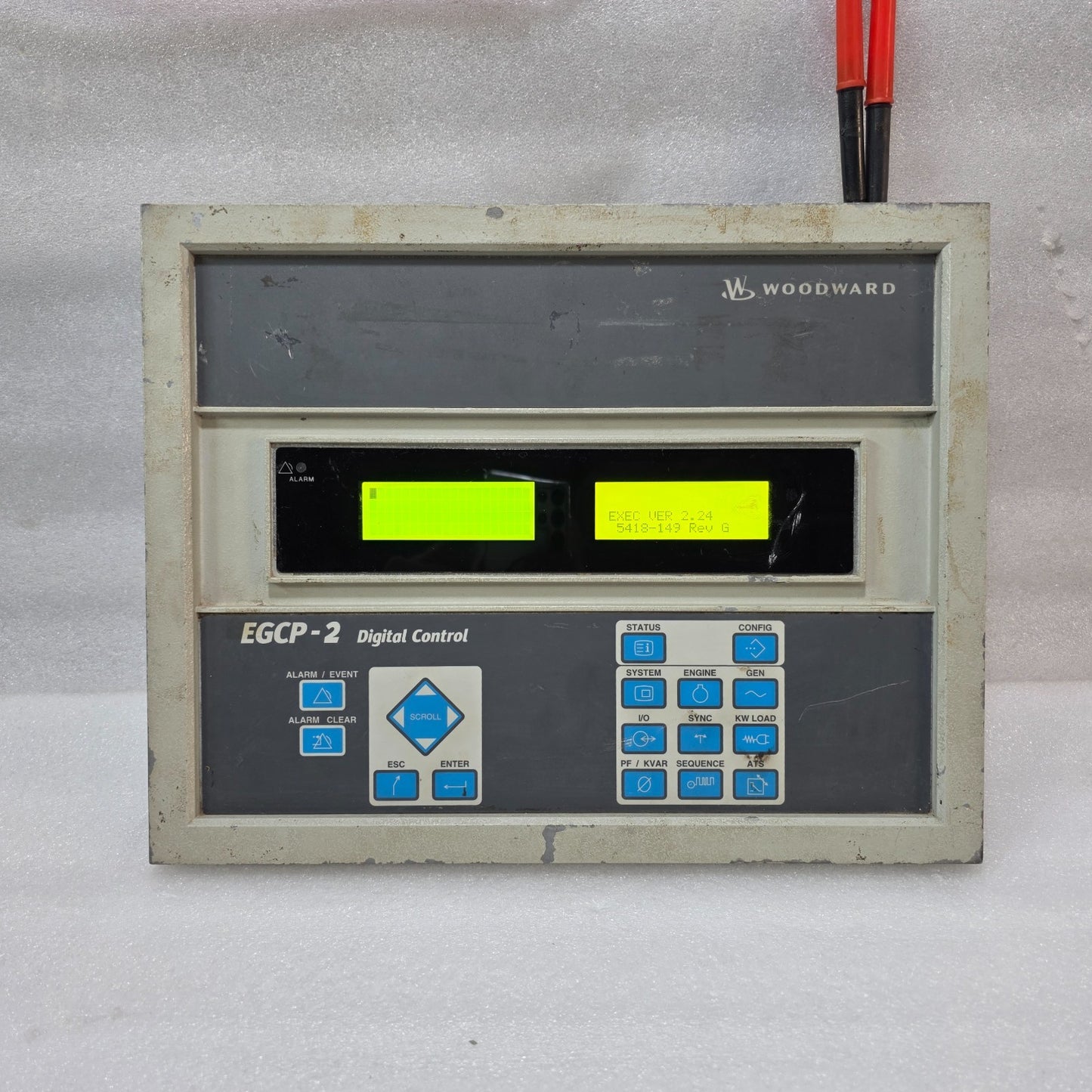 WOODWARD EGCP-2 DIGITAL GENERATOR CONTROL PANEL REV G | PART NO. 8406-120