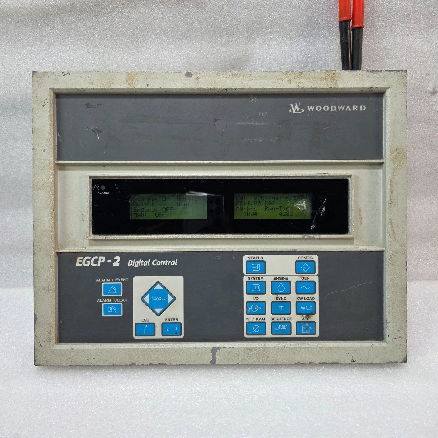 WOODWARD EGCP-2 DIGITAL GENERATOR CONTROL PANEL REV G | PART NO. 8406-120