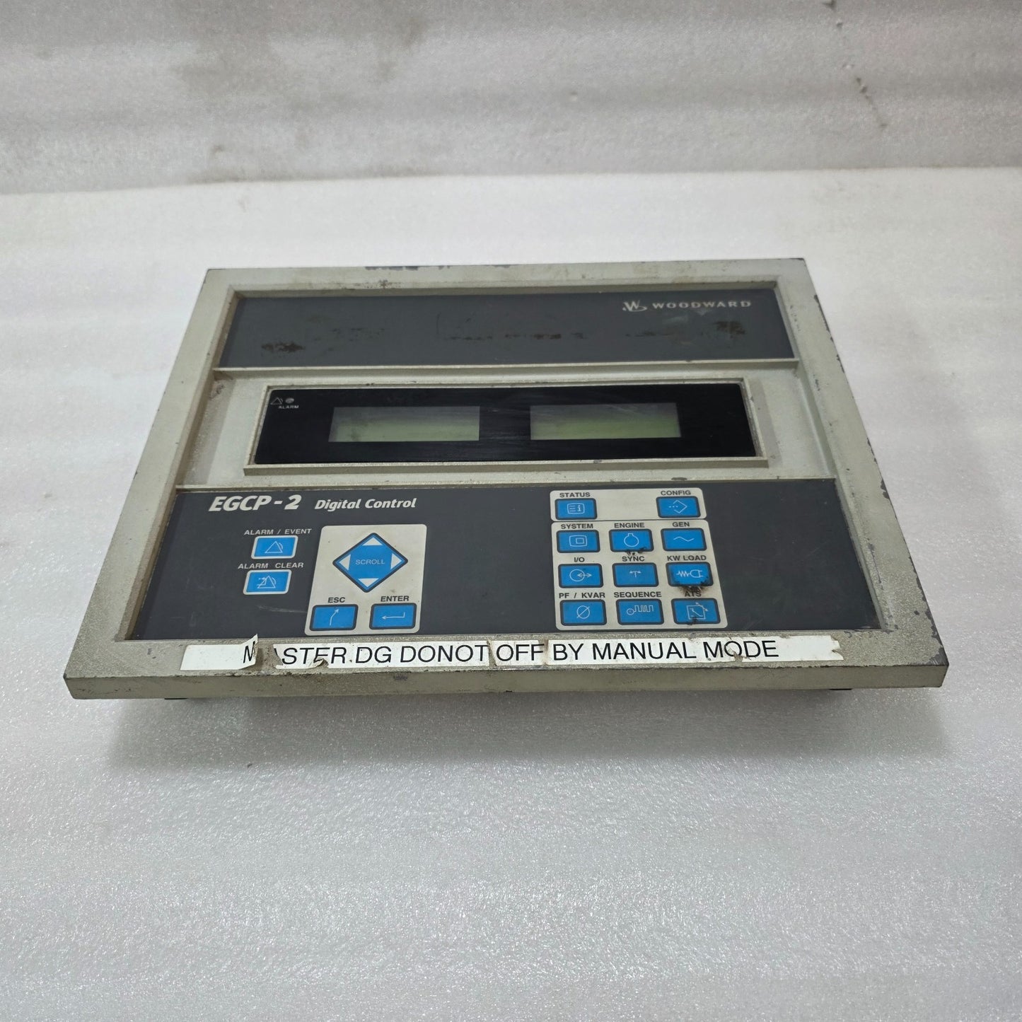 WOODWARD EGCP-2 DIGITAL GENERATOR CONTROL PANEL REV G 8406-120