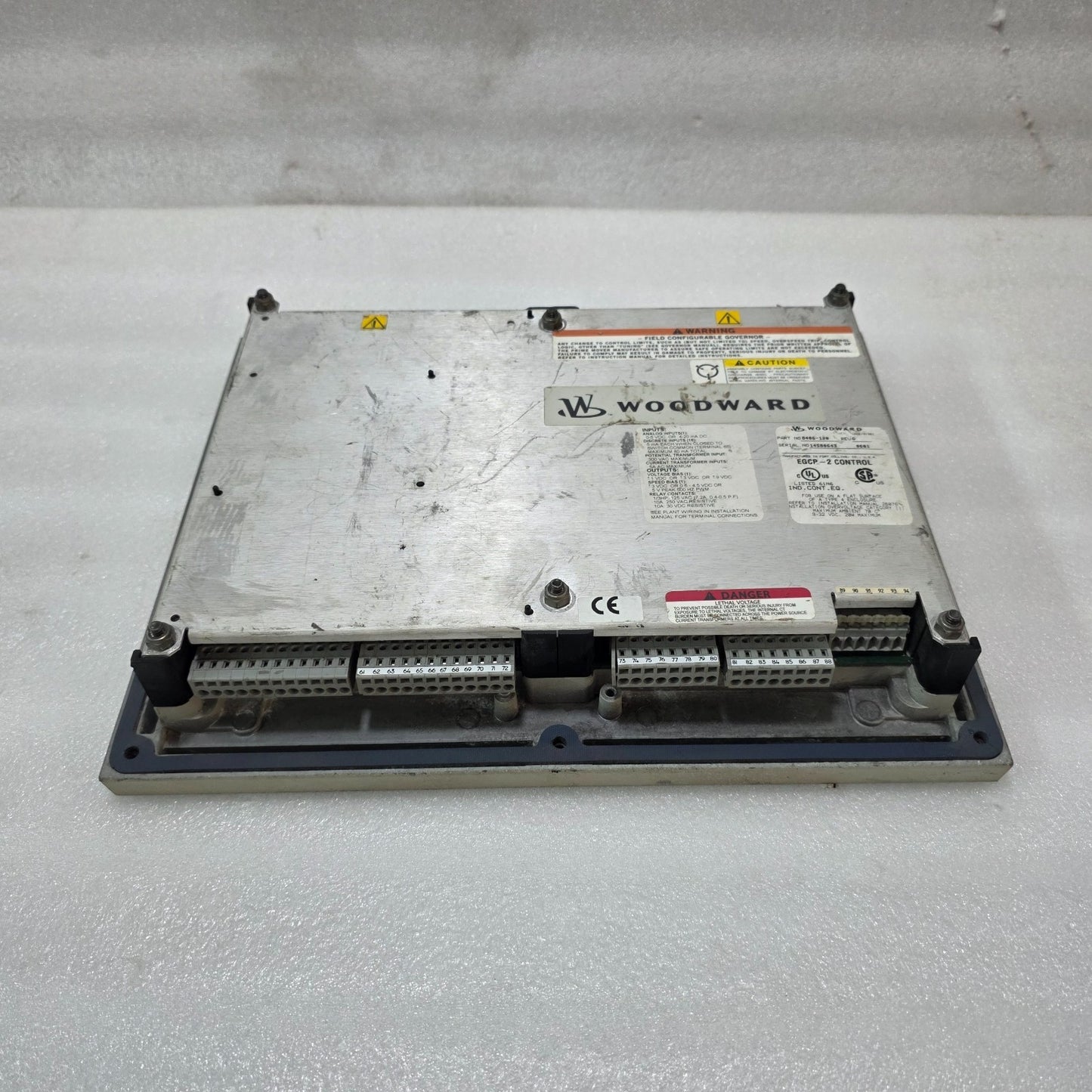 WOODWARD EGCP-2 DIGITAL GENERATOR CONTROL PANEL REV G 8406-120